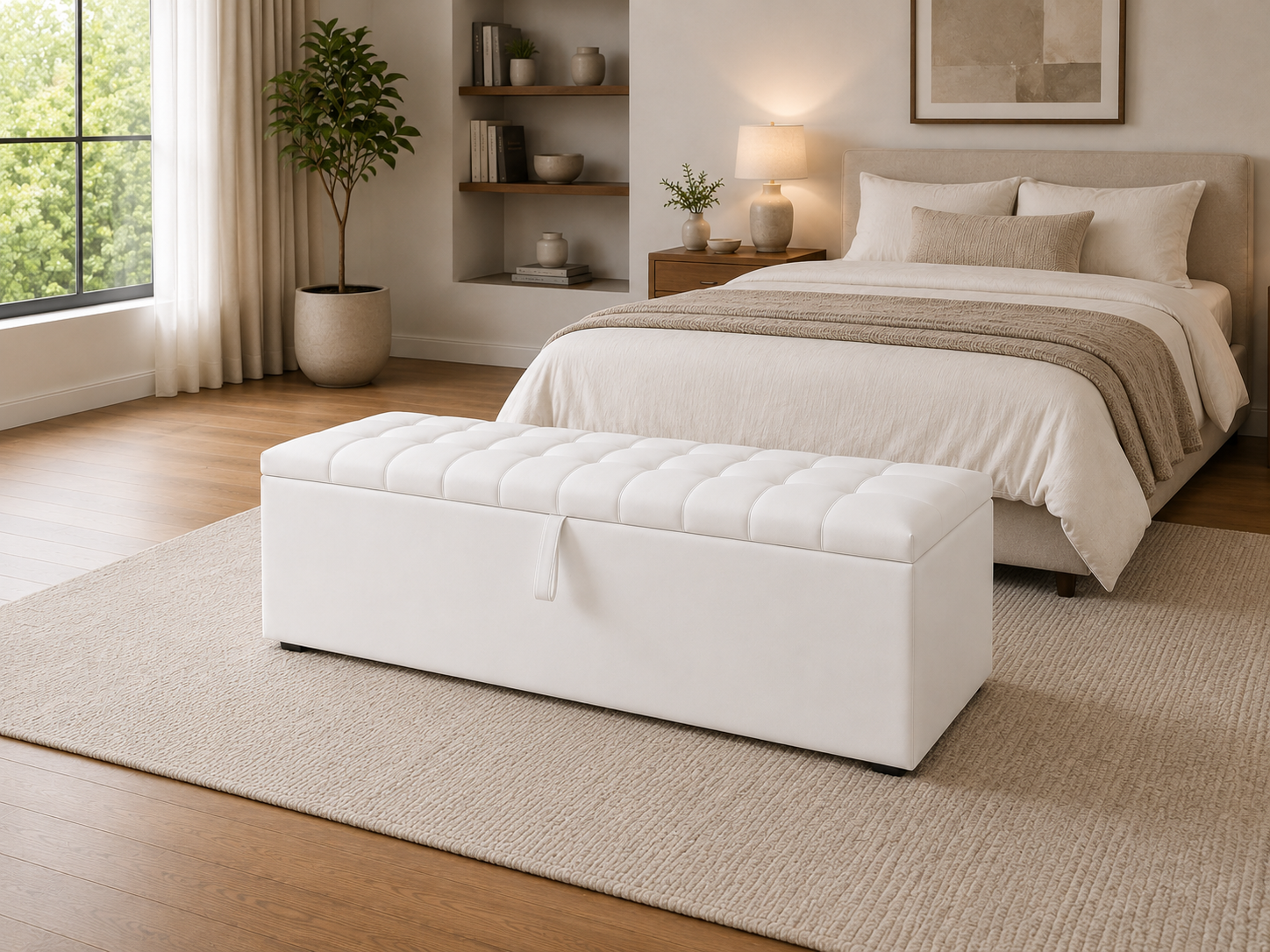 Ottoman Style Blanket Box