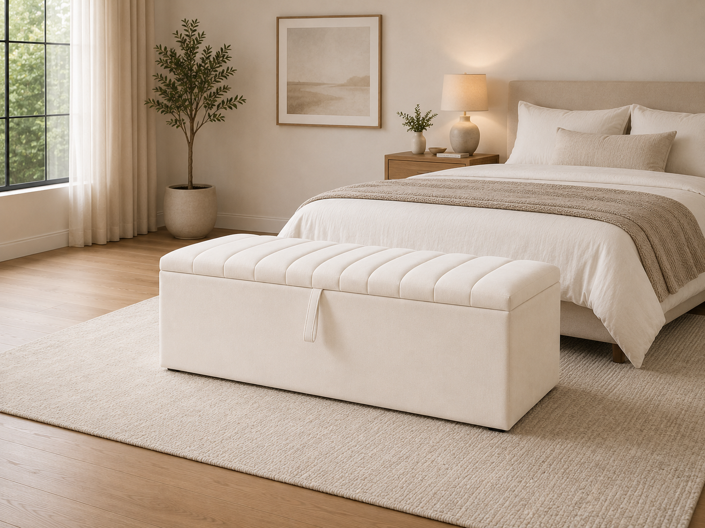 Plush Storage Blanket Box