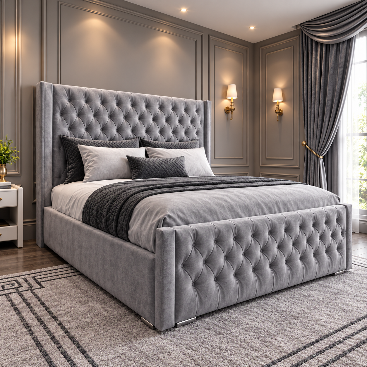 Rabbora Florence Slatted Designer Bed