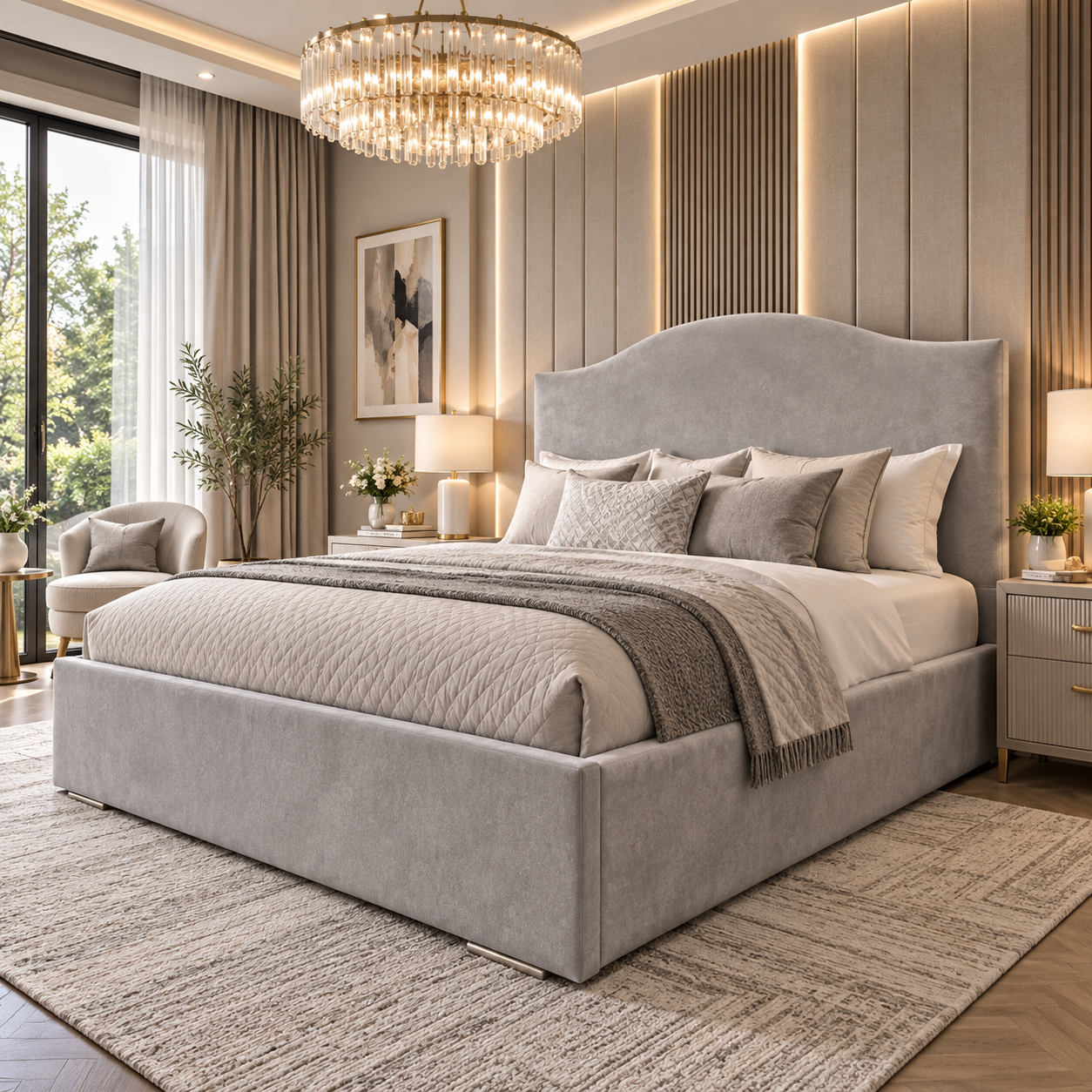 Rabbora Duchess Slatted La Rosa Bed